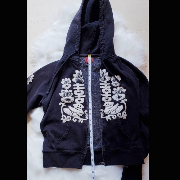 Vintage Lucky Brand Zipup Sweatshirt - Picture 6 of 9